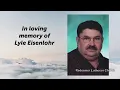 Lyle Eisenlohr Funeral - December 17 2020