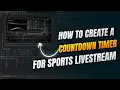 How to Create Set up a stream Countdown Timer For beginners WASP3DOfficial