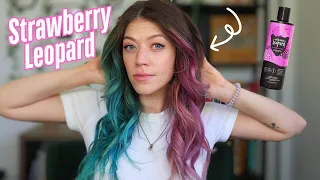 Strawberry Leopard Hair Dye Review Euphoric Pink