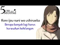 5 CM PERSECOND Theme Song | Masayoshi Yamazaki – One more time, One more chance (Lirik)🎶