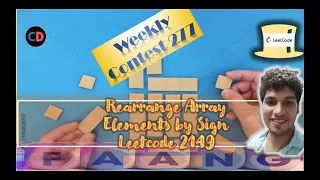 Rearrange Array Elements by Sign Leetcode 2149 Contest 277 Linear TC O n Easy Peasy