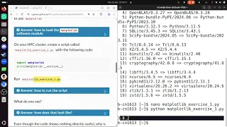 HPC Python s matplotlib session for Kebnekaise