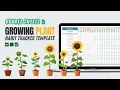 Tutorial Create a Habit Tracker with Growing Plant Sunflower Progress Indicator in Google Sheets