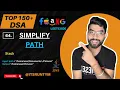 64 Simplify Path Stack Top 150 DSA Leetcode JAVA