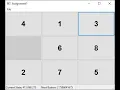 Astar Demonstration for 8 puzzle