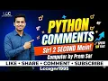 Python Comments Explained in Hindi Single Line Multi Line Comments Easy Tutorial for Beg