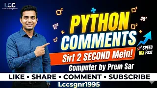 Python Comments Explained in Hindi Single Line Multi Line Comments Easy Tutorial for Beg