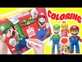 The Super Mario Bros Movie Coloring Book with Luigi Princess Peach Toad