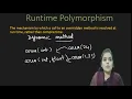 runtime polymorphism in java dynamic method dispatch in java