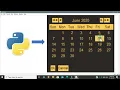 How to Create a GUI Calendar using python 8 lines AK