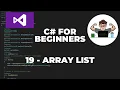 C Tutorial for Beginners 19 ArrayList