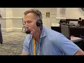 SEC Network s Chris Doering with Tye Richardson at SEC Football Kickoff