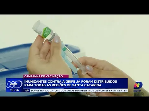 Início da vacinação da gripe: Santa Catarina pronta para imunizar a população