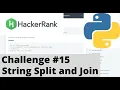 Hackerrank Python Challenge String Split and Join