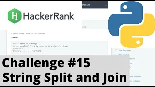 Hackerrank Python Challenge String Split and Join