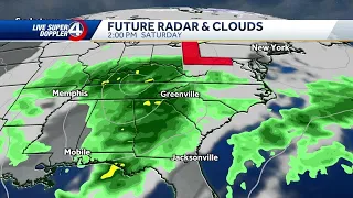 Rain on the way to SC Futurecast radar from Tuesday to Sunday