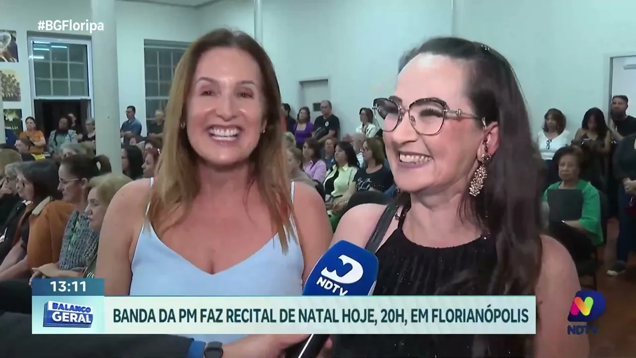 Magia musical: Banda da PM e Grupo ND realizam recital especial de Natal