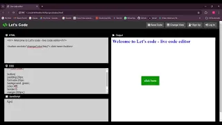 Build Your Own Online Live Code Editor using HTML CSS and JavaScript
