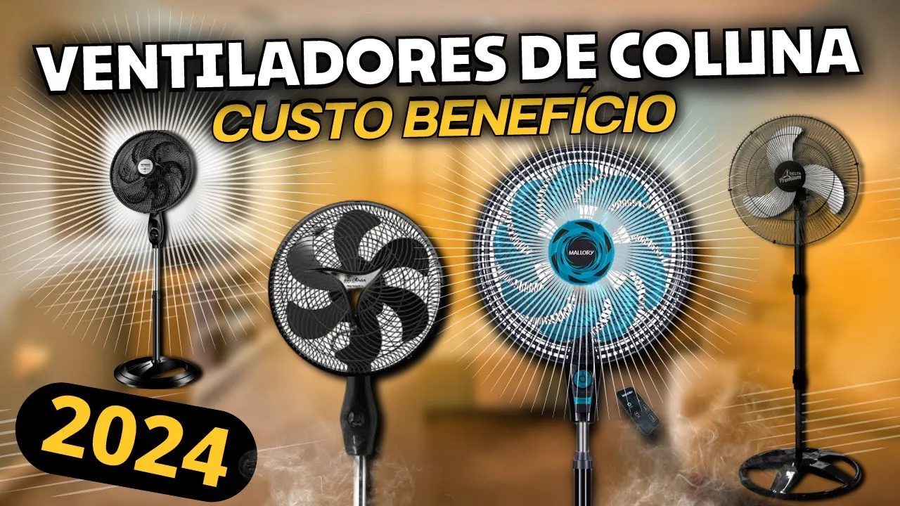 Qual MELHOR VENTILADOR DE COLUNA em 2023? | Os 4 Melhores Ventilador de Pé de 2023.