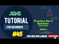 Practice Set 7 Solution Part 2 OOPs Object Oriented Programming Tutorial