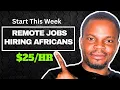 7 Remote Job Companies Hiring Africans in 2026 - No Degree Required