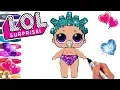 LOL Lil Cosmic Queen Coloring Page LOL Doll Printable Coloring Pages Glitter Art