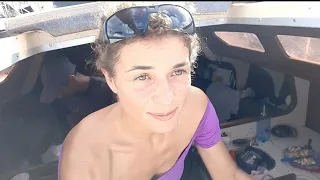 Boat life. Provisioning, friends help and epoxy.