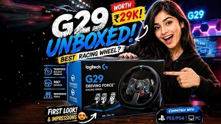 ₹29,000 Ka Logitech G29! 😍 Unboxing & First Look | Gaming Steering Wheel | Sonvi Gaming