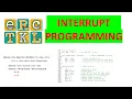 8051 Microcontroller Interrupt Programming