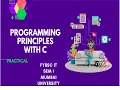 Write a program to find the roots of quadratic equation c Practical Fybscit Sem I Practical 2 c