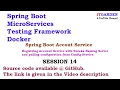 Spring Boot MicroServices Creating Account Service configure with Eureka Config Service Session 14