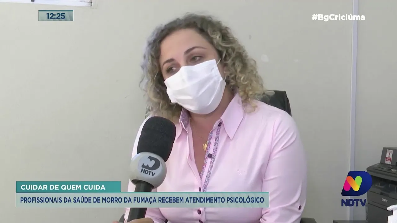 Cuidando de quem cuida: profissionais de saúde de Morro da Fumaça recebem atendimento psicológico