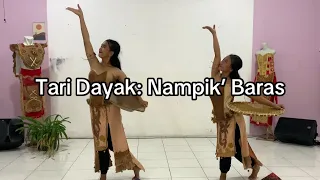 tari dayak nampik baras siren sungkar kalimantan barat tari kreasi fls3n