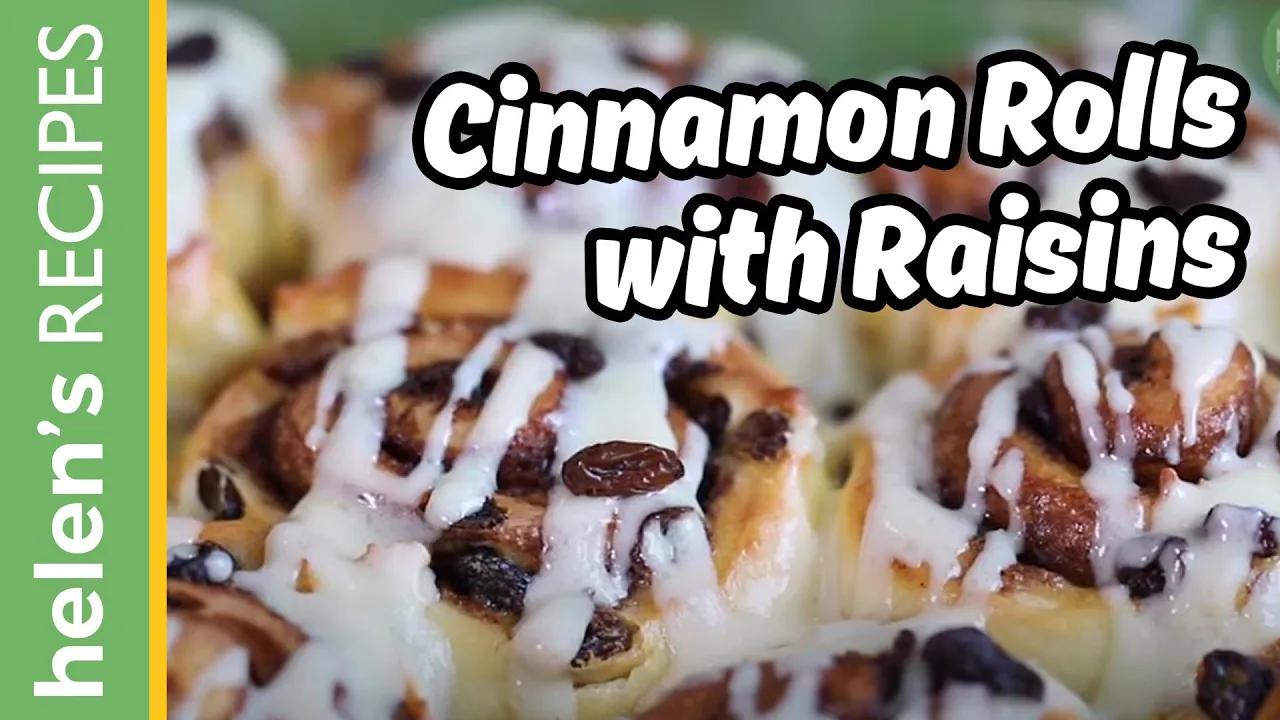 Cinnamon Rolls with Raisins - Bnh M Qu Cun Nho   Helen