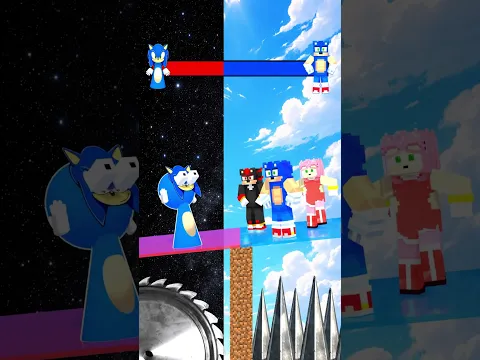 Team Sonic VS Team Sprunki On World Battle Platform😱 Who Will Win?😨 Help Team Sonic?🙏