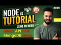 Node JS Tutorial in Hindi REST API with Node js MongoDB