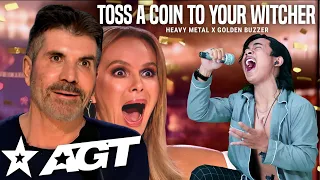 Download America's Got Talent 2023 | Crazy Heavy Metal Song With Amazing Sound Makes Simon Cowell Go Crazy MP3