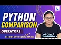 Relational Or Comparison Operators In Python Python Tutorial By LearnAt