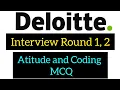 Deloitte Aptitude Coding MCQs Interview Questions Prepare for Success