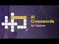Create Educational Crosswords with AI in Minutes - Free Tool for Teachers