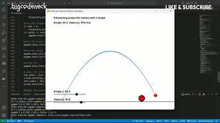 Simulating Enhanced Projectile Motion with Pygame Python Physics Demo