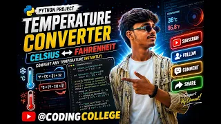I Built a Temperature Converter in Python Celsius Fahrenheit Beginner Python Project
