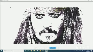Making Jack Sparrow Using Python Turtle and OpenCV Jack Sparrow Violet Filter Image Processing