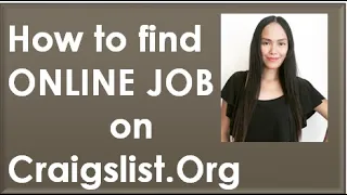 How To Find ONLINE Homebased Jobs On Craigslist