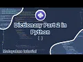 Dictionary Part 2 in python Malayalam tutorials Jr Coding