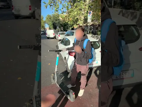 Uomo aggressivo prova ad intimidirmi