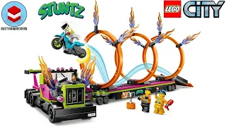 LEGO City Stunt Truck & Ring of Fire Challenge Speed Build #60357