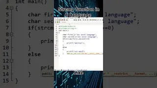 How to use strcmp function from string in C Language
