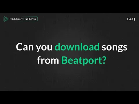 Download MP3 Can You Download Songs From Beatport?