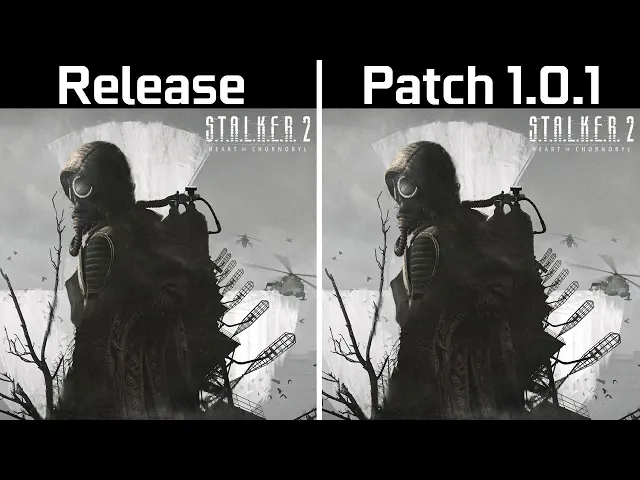 S.T.A.L.K.E.R. 2 - Release vs Patch 1.0.1 - New Update FPS Test